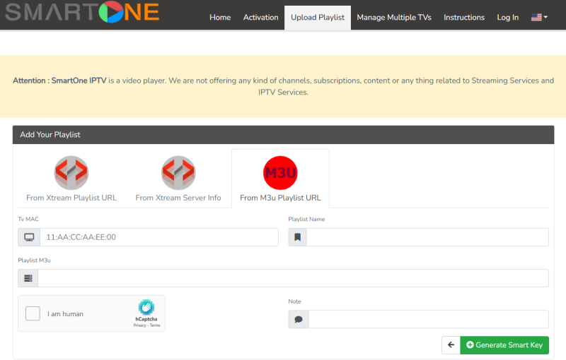 samartone-IPTV-inserer-une-playlist-M3U